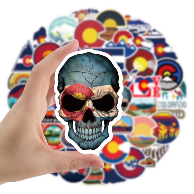 Colorado graffiti 50 vodootpornih naljepnica za prtljagu, bilježnicu i skuter