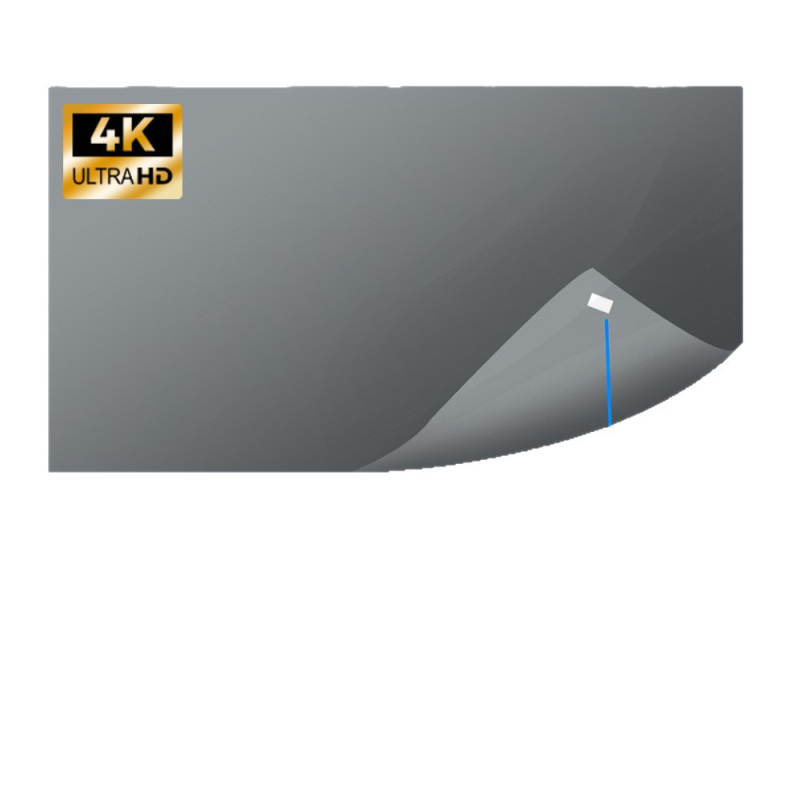 4K μεταλλική οθόνη προβολέα με αντιανακλαστικό φινίρισμα, 100/120 ίντσες, HD 3D, κινηματογραφικού επιπέδου