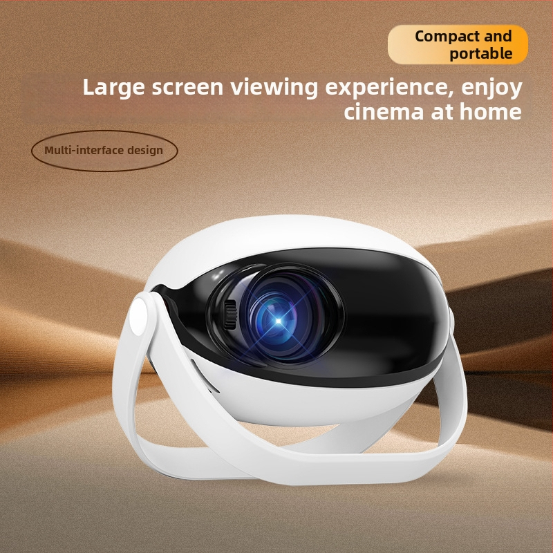 Prenosný domáci LCD projektor Jixiang so zrkadlením obrazovky smartfónu, kompaktná projekcia s rozlíšením 720p HD