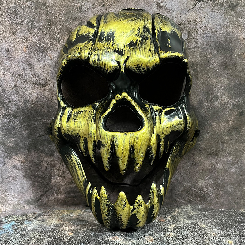 Noć vještica horor maska – Maska za cijelo lice s lobanjom, cosplay rekvizit za DIY šminku
