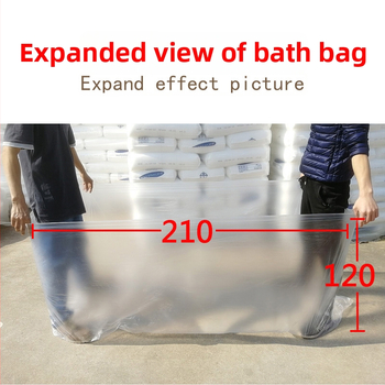 50 komada jednokratnih vrećica za kupanje, ojačane, dimenzije 120×210 mm, za kupanje
