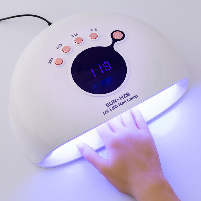 Nagy teljesítményű LED körömlakk szárító lámpa – gyors száradás, intelligens szalonlámpa
