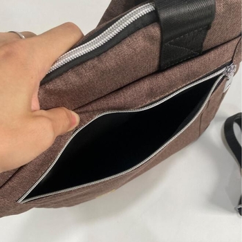Muška poslovno-ležerna torba za ramena ili crossbody, za 17-inčni prijenosnik, vodootporna