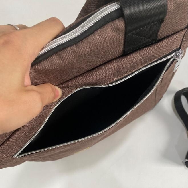 Muška poslovno-ležerna torba za ramena ili crossbody, za 17-inčni prijenosnik, vodootporna