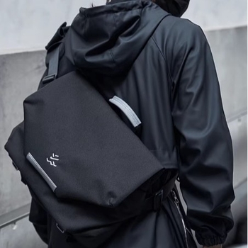 Moyyi Muška crossbody torba - 14-inčni laptop, Oxford materijal, velika zapremina, za putovanja i svakodnevnu upotrebu