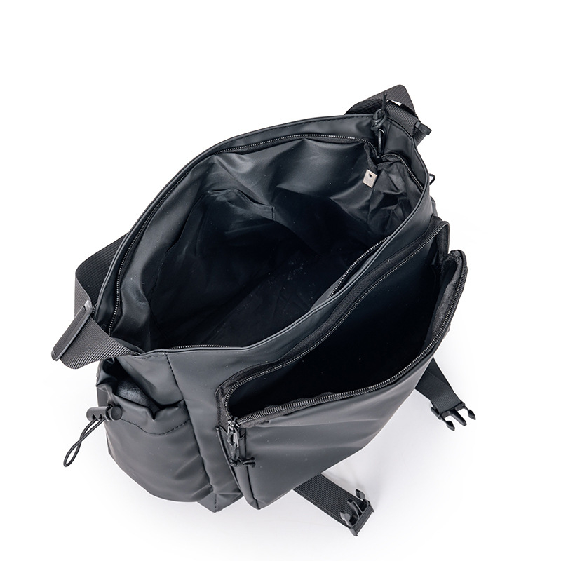 Muška vodootporna crossbody torba, kompaktna torba za 14-inčni prijenosnik, gradski minimalistički stil