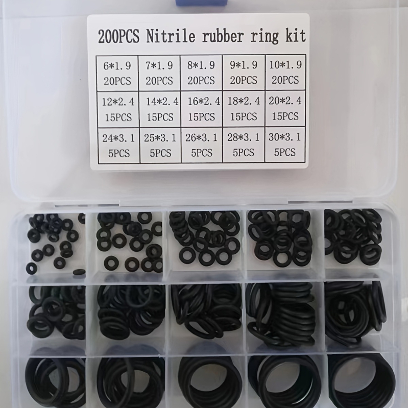 Σετ O-ring για βαλβίδες και βρύσες, σε κουτί — αδιάβροχο, ανθεκτικό στη φθορά, κιτ επισκευής
