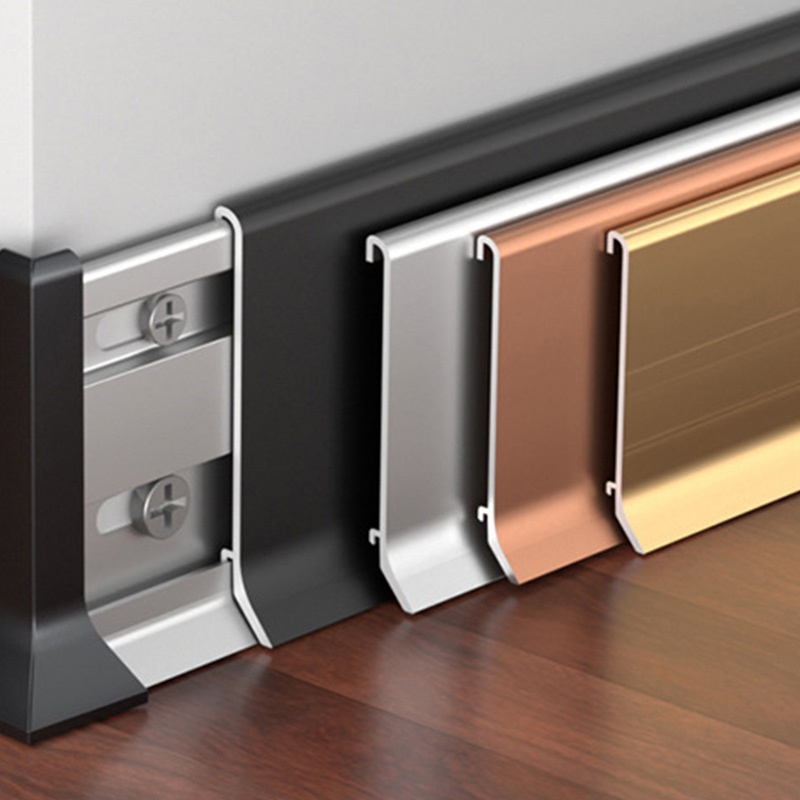 Aluminijski profil s mortise-tenon spojem i dvostrukim zaključavanjem, bez čavlji, metalni podni prag otporan na vlagu, prilagodljivo oblikovanje na zahtjev