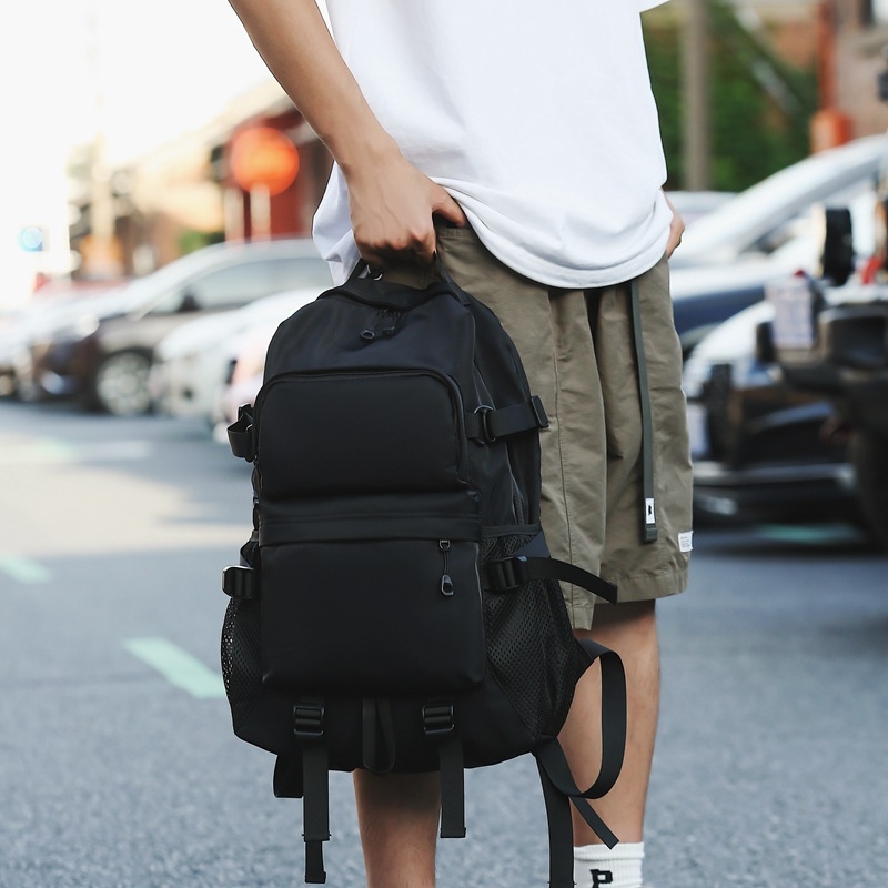 Unisex ruksak za 16-inčni laptop, vodootporan, velik kapacitet, za outdoor putovanja i planinarenje, u korejskom stilu workwear.