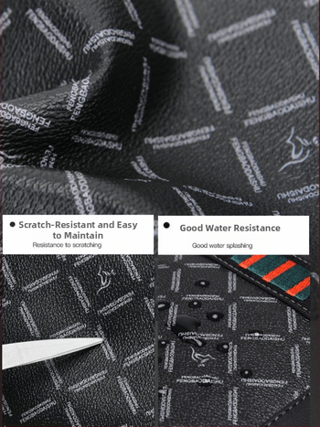 Geantă clutch pentru bărbați, stil plic, PVC, model geometric, pentru afaceri, compatibilă cu laptop de 8 inci