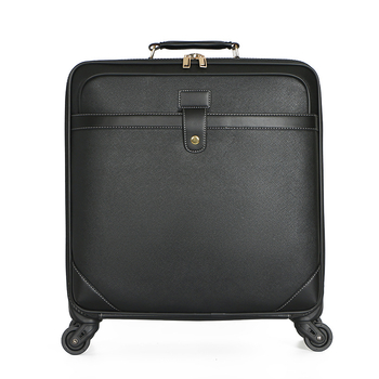 Valiză cu roți din țesătură Oxford, 18 inch, cu lacăt de combinație, pentru călătorii de afaceri
