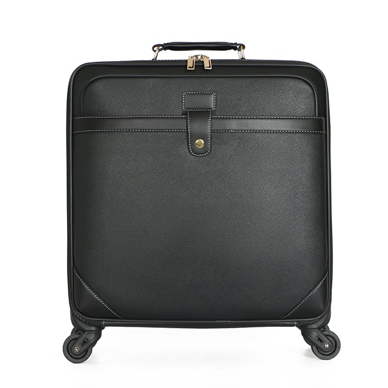 Valiză cu roți din țesătură Oxford, 18 inch, cu lacăt de combinație, pentru călătorii de afaceri