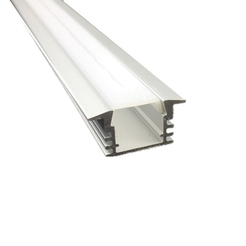 LED ugrađena svjetlosna traka s aluminijskim kanalom za stepenice i ormariće, 12 V, 2835 LED, 80° snop, 51–60 W