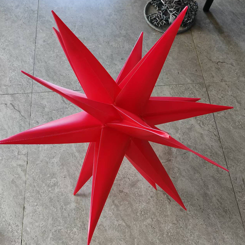 60 cm žuti plastični abažur za LED rasvjetu, zvijezda s 18 točaka, za vanjsku upotrebu, vodootporan
