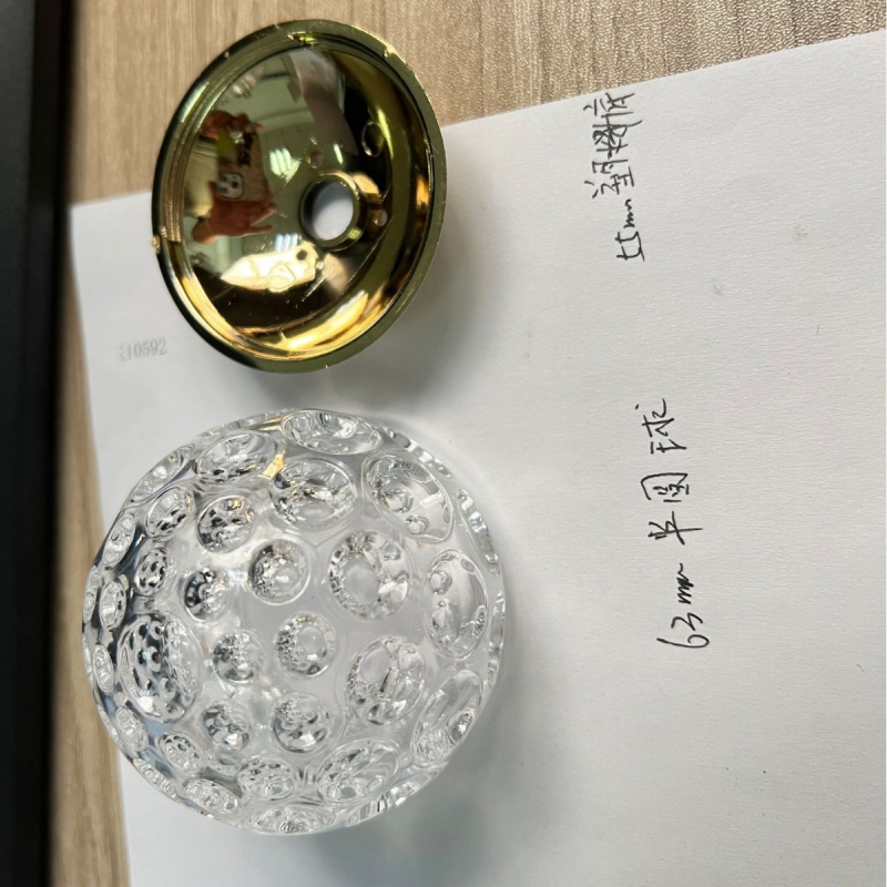 Prozirni akrilni kuglasti abažur – dodaci za stolne lampe, lustere i rasvjeta restorana