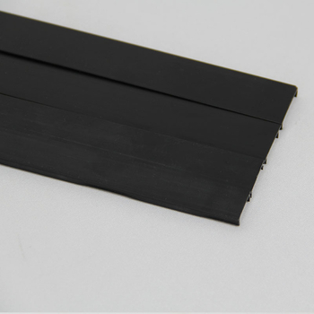 Crni PC poklopac za ormarsku LED traku – prilagođeni ekstrudirani profil, aluminijski kanal poklopac ploče
