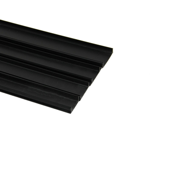 Crni PC poklopac za ormarsku LED traku – prilagođeni ekstrudirani profil, aluminijski kanal poklopac ploče