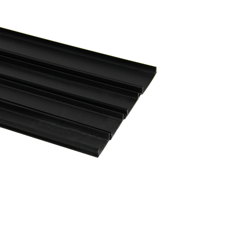 Crni PC poklopac za ormarsku LED traku – prilagođeni ekstrudirani profil, aluminijski kanal poklopac ploče