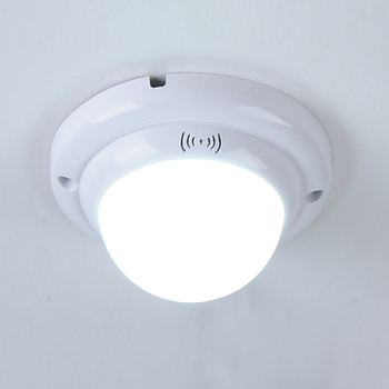LED kružna plafonska svjetiljka s integriranim upravljanjem zvukom i svjetlom za hodnike i stubišta