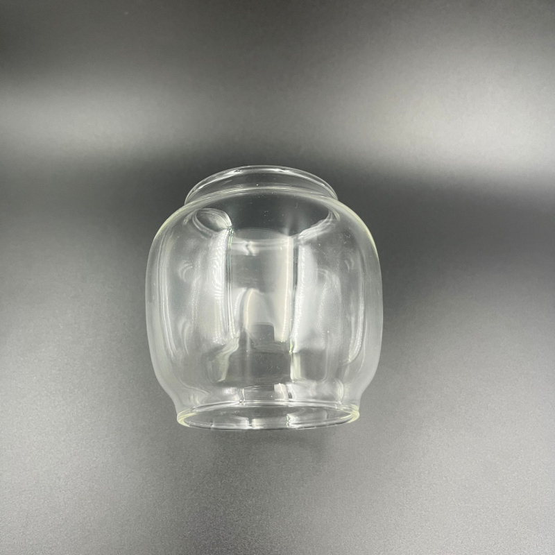 Prilagođeni stakleni abažur za kerosinske lampe i mast lampe – prijenosni retro stil