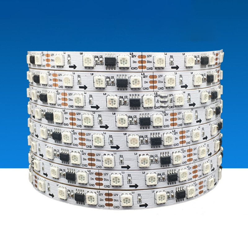 LED traka 12V WS2811 s 5050 LED diodama, vodootporna, programabilni RGB, duljina 5 m