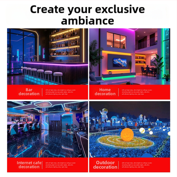 WiFi Bluetooth LED trak set, 5V niski napon, rezanje po dužini, ambijentalno osvjetljenje spavaće sobe, kućni dekorativni RGB trak