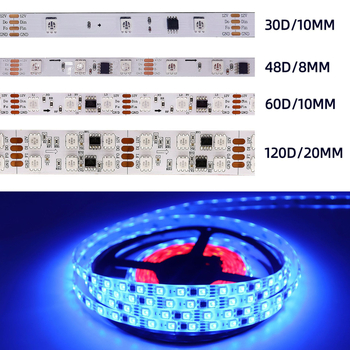 TM1934 Breakpoint Resume RGB LED traka 5050 RGB, 12V, 60 LED-ova, Programabilna za vanjsku upotrebu – inženjerski model