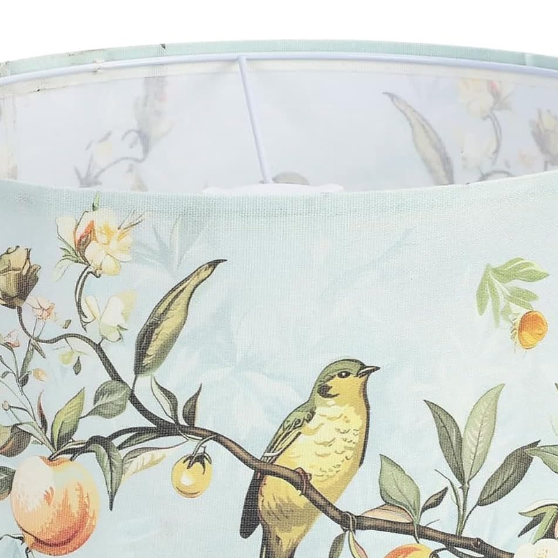 Kružni platneni abažur serije Bird za E27 podnu lampu