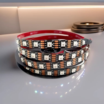 WS2815 RGB LED traka s programabilnom ugrađenom funkcijom ponovnog pokretanja pri prekidu, 12V 5050 RGB, efekt jureće svjetlosti