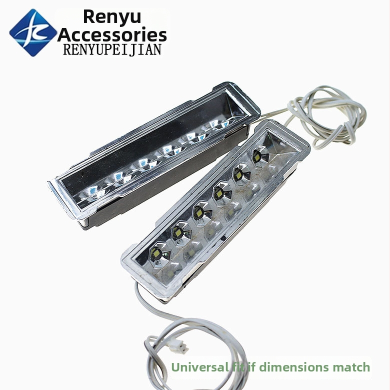 DC12V LED világítás páraelszívóhoz, téglalap alakú, lámpabúrával