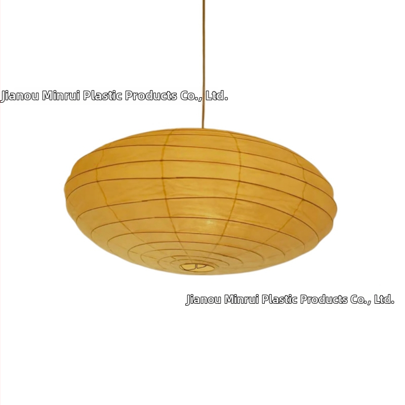 Závesná lampa z papiera Wabi-Sabi inšpirovaná japonským štýlom Noguchi do jedálne a obývačky v severskom dánskom vintage štýle
