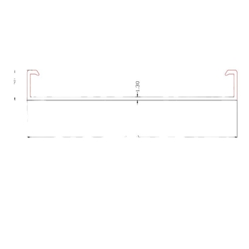 PC/PMMA extrudált profilok és kétszínű lámpabura, 100 mm, testreszabható forma
