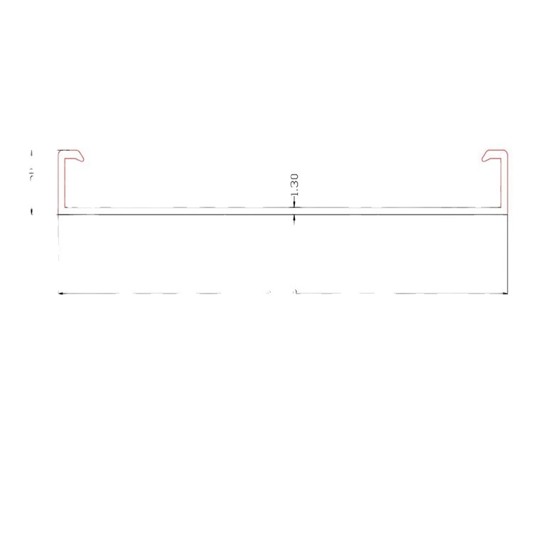 PC/PMMA extrudált profilok és kétszínű lámpabura, 100 mm, testreszabható forma