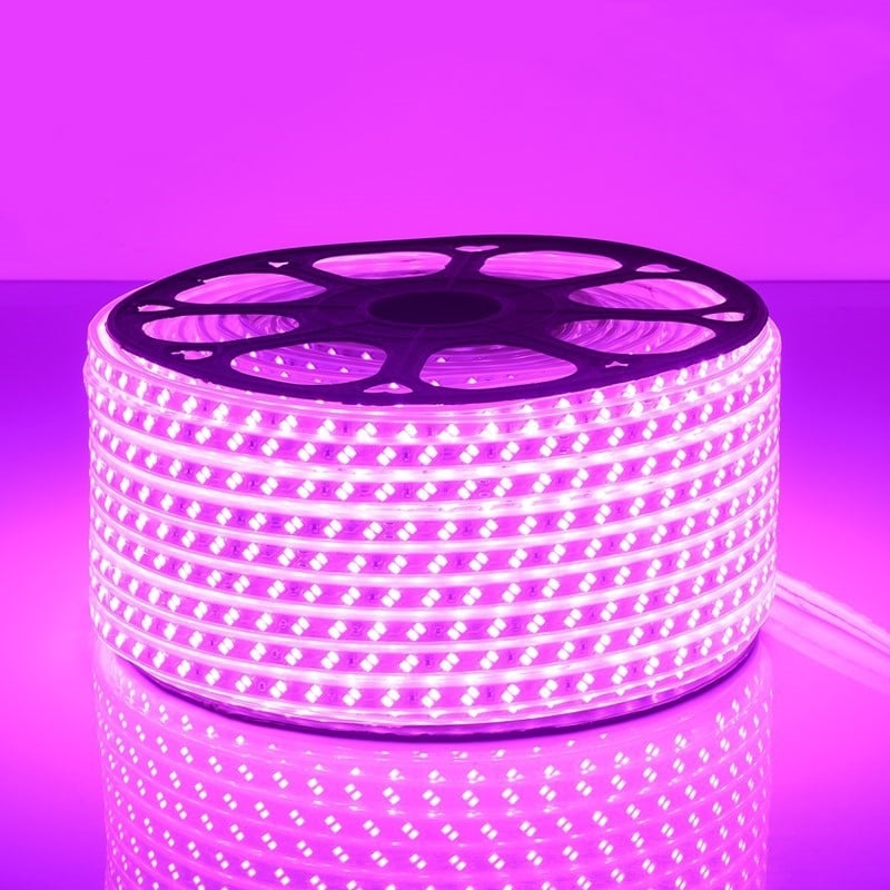 LED trak 120 LED 3528, Višebojna (crvena, plava, zelena, žuta), Vodootporna, Unutarnja/Vanjska atmosferska rasvjeta 220V