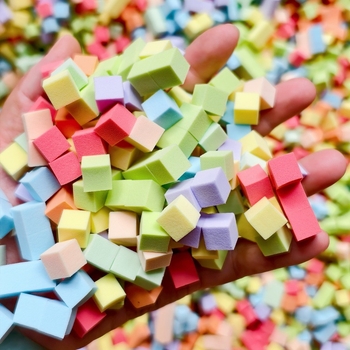 Körömékszín-művészet szivacsgél párnák, színes gradiens szivacspárnák, tofu-blokk gelpárnák, köröm művészeti eszközök