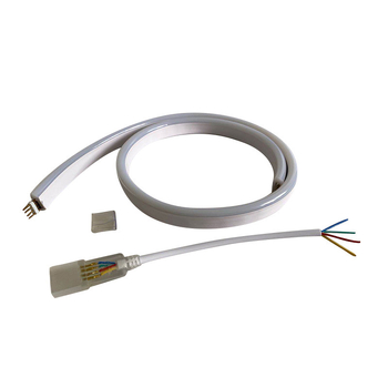 RGB LED-szalag 10×20 mm, 220V, rugalmas neonfény-szalag reklámokhoz, színváltó