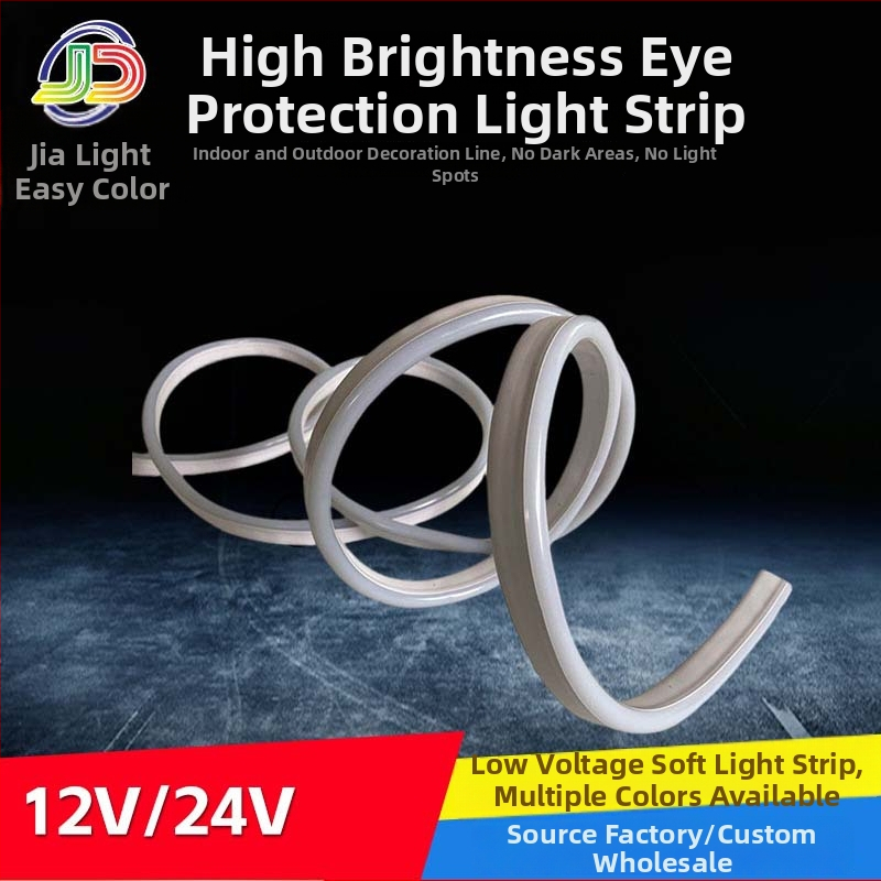 RGB LED-szalag 10×20 mm, 220V, rugalmas neonfény-szalag reklámokhoz, színváltó