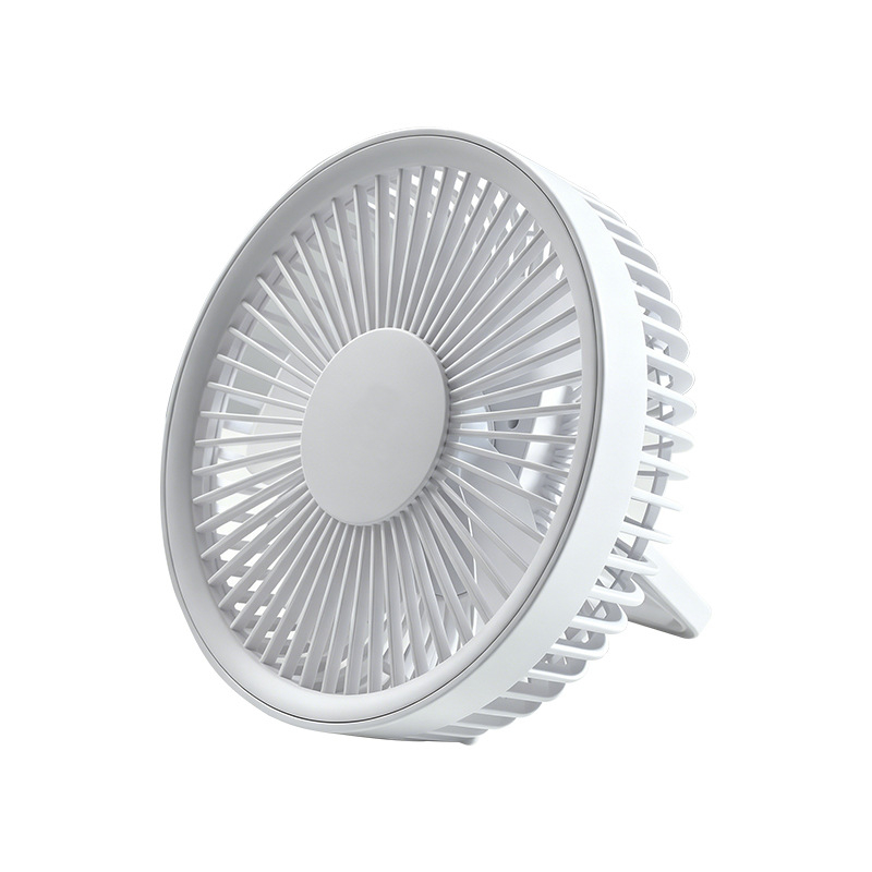 Vanjski kamping ventilator sa noćnim svjetlomom, 2-u-1, prenosni USB punjivi, može se objesiti ili postaviti.