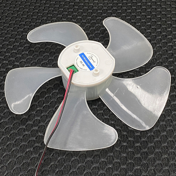 12V brushless motoros ventilátor LED világítással, 6 hüvelykes, lítiumakkumulátorral és integrált kör alapú, mini ventilátorokhoz