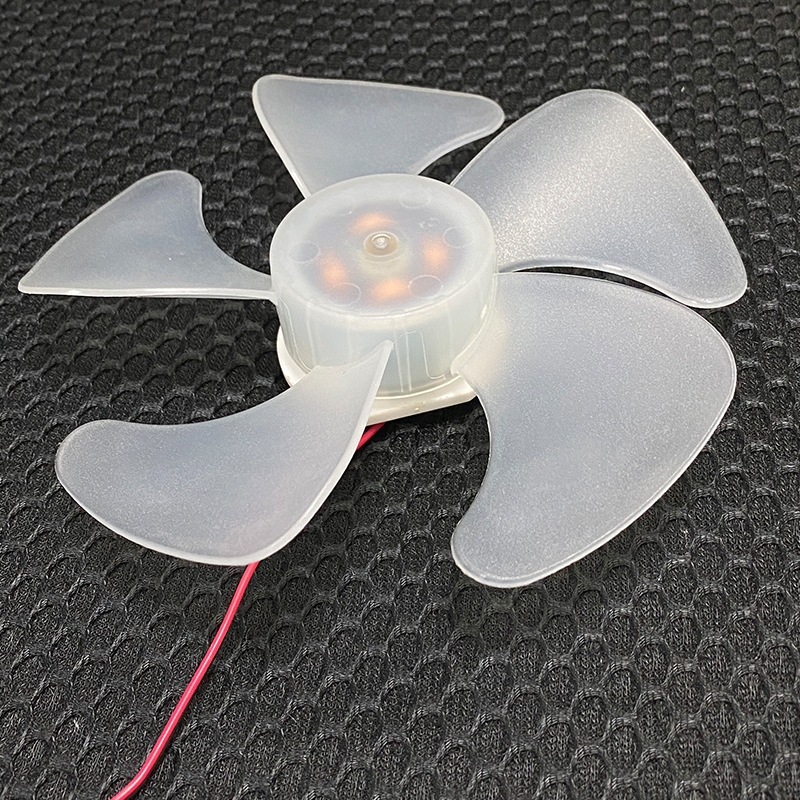 12V brushless motoros ventilátor LED világítással, 6 hüvelykes, lítiumakkumulátorral és integrált kör alapú, mini ventilátorokhoz