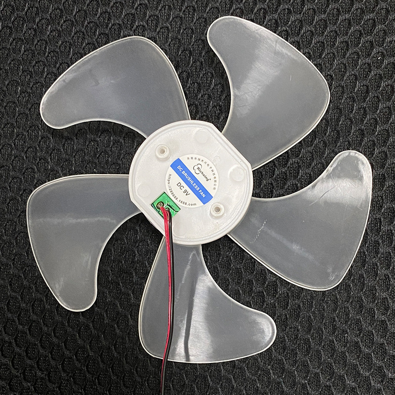 12V brushless motoros ventilátor LED világítással, 6 hüvelykes, lítiumakkumulátorral és integrált kör alapú, mini ventilátorokhoz