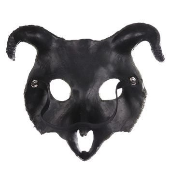 PU pjena maska s rogom ovna za Halloween cosplay, maskiranje, festivale i zabave
