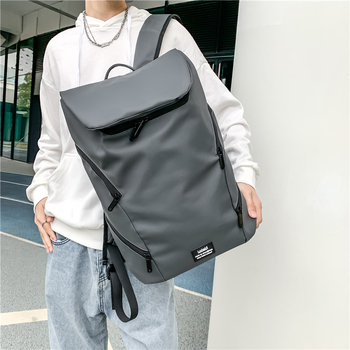 Uniszex utazó hátizsák, 36–55 L, egyszínű, minimalist, 16 hüvelykes laptophoz, utcai stílus