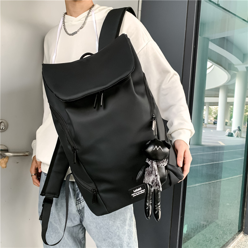 Uniszex utazó hátizsák, 36–55 L, egyszínű, minimalist, 16 hüvelykes laptophoz, utcai stílus