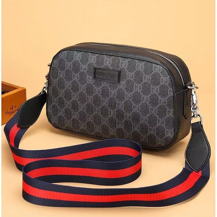 G6188 Muška PU kožna crossbody torba, vodootporna, 8-inčni džep za prijenosno računalo