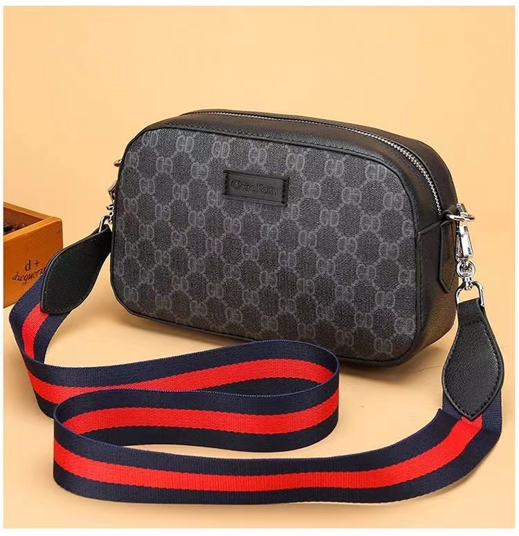 G6188 Muška PU kožna crossbody torba, vodootporna, 8-inčni džep za prijenosno računalo
