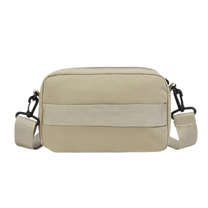 Geantă crossbody din nylon, pătrată, ușoară, pentru utilizare zilnică, unisex