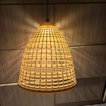 Bambusov pleteni lustern, osvjetljenje u novom kineskom stilu, lampa od rotana za čajne kuće i restorane, bambus fenjer za kampiranje, abažur u starinskom stilu za dom