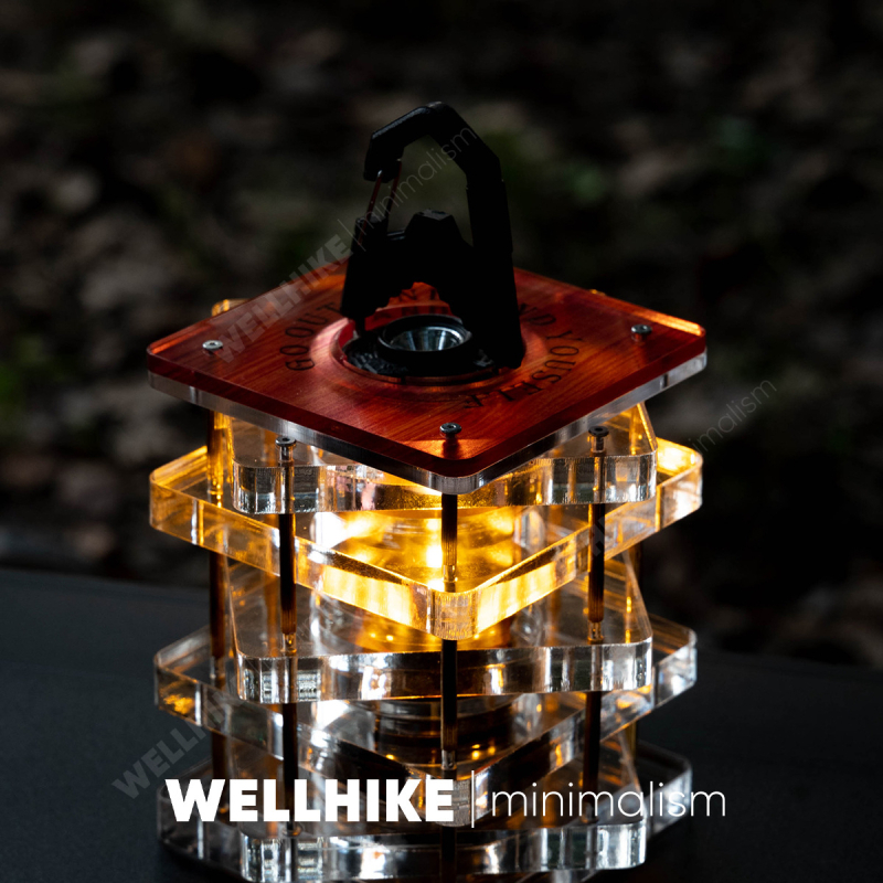 Multifunkčné akrylové tienidlo na lampu pre vonkajšie kempingové lampy Goal Zero alebo 38Explore
