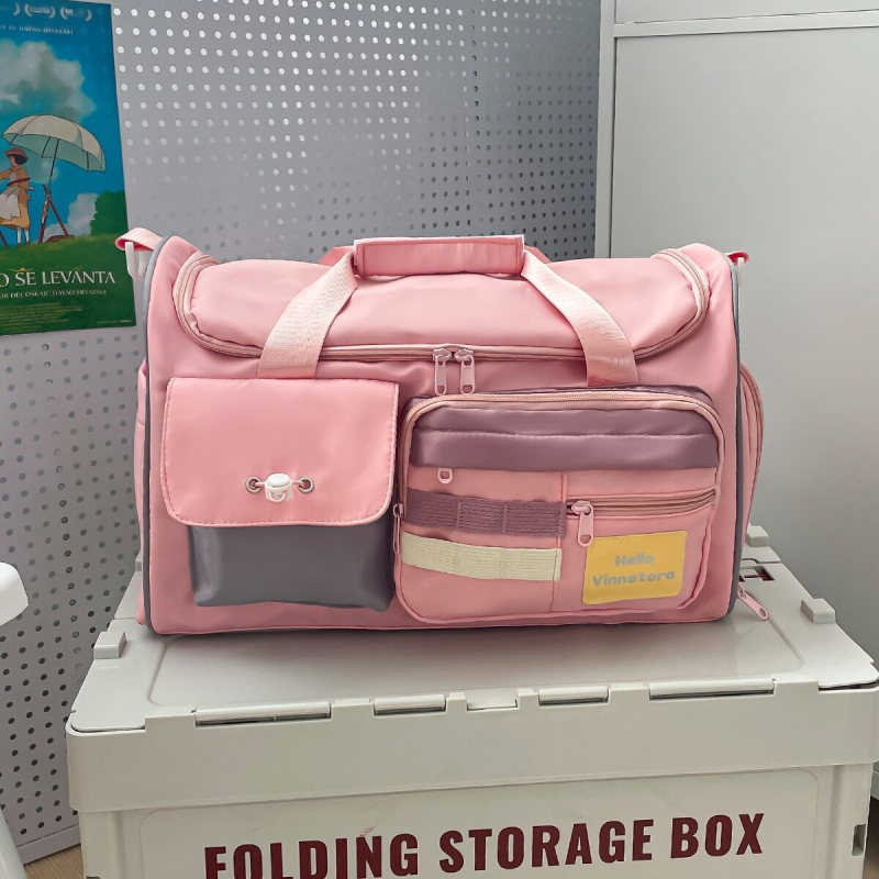 Unisex putna torba, velika kapaciteta 20–35 L, lagana od poliestera, vodootporna, za sport i fitness, torba za majčinstvo i skladištenje
